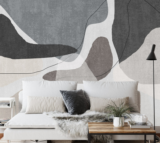 Photomural Abstract Shapes