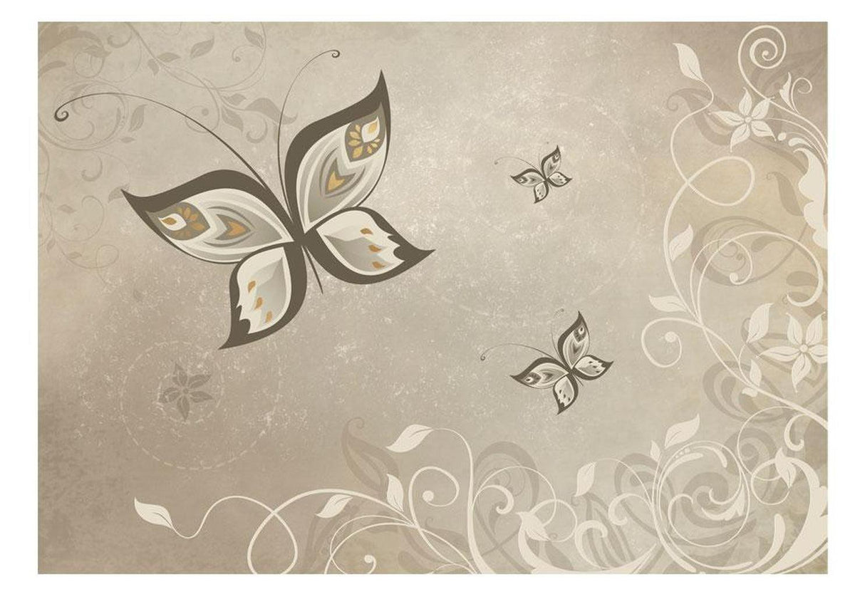 Animal Wallpaper Wall Mural - Butterfly Spring – Tiptophomedecor