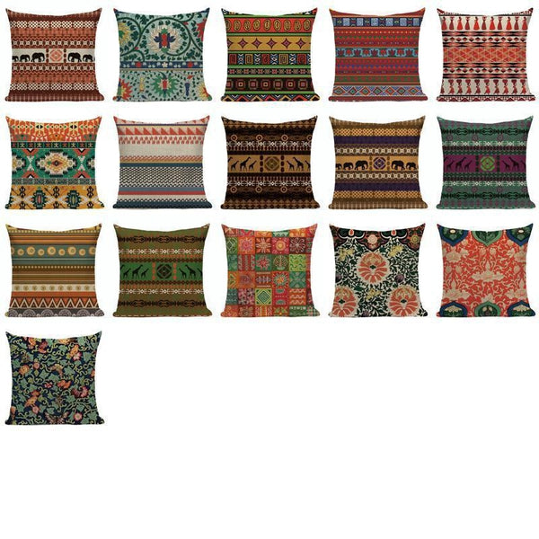 Tribal Pattern Throw Pillow Covers Cushions Bohemian Home Decor