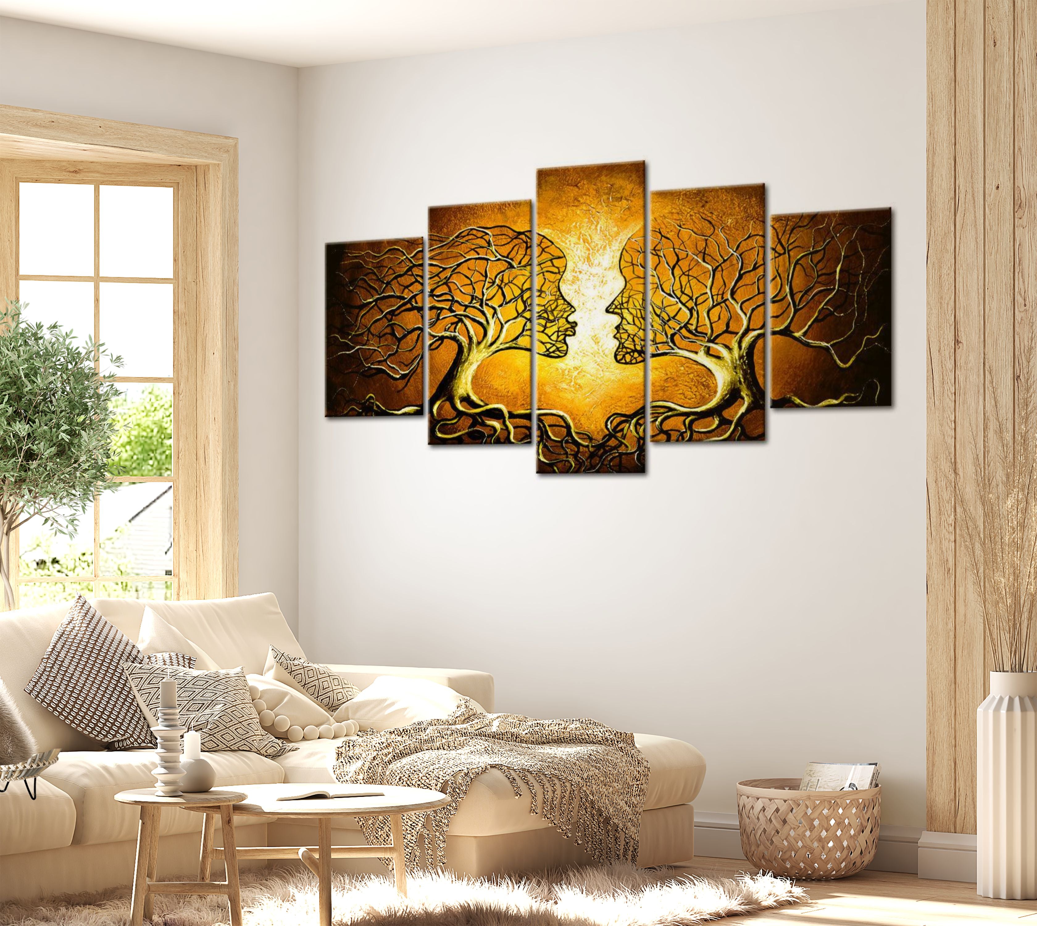 Abstract Canvas Wall Art - Song Of Love