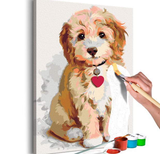 Paint By Numbers Kit - Dog Puppy