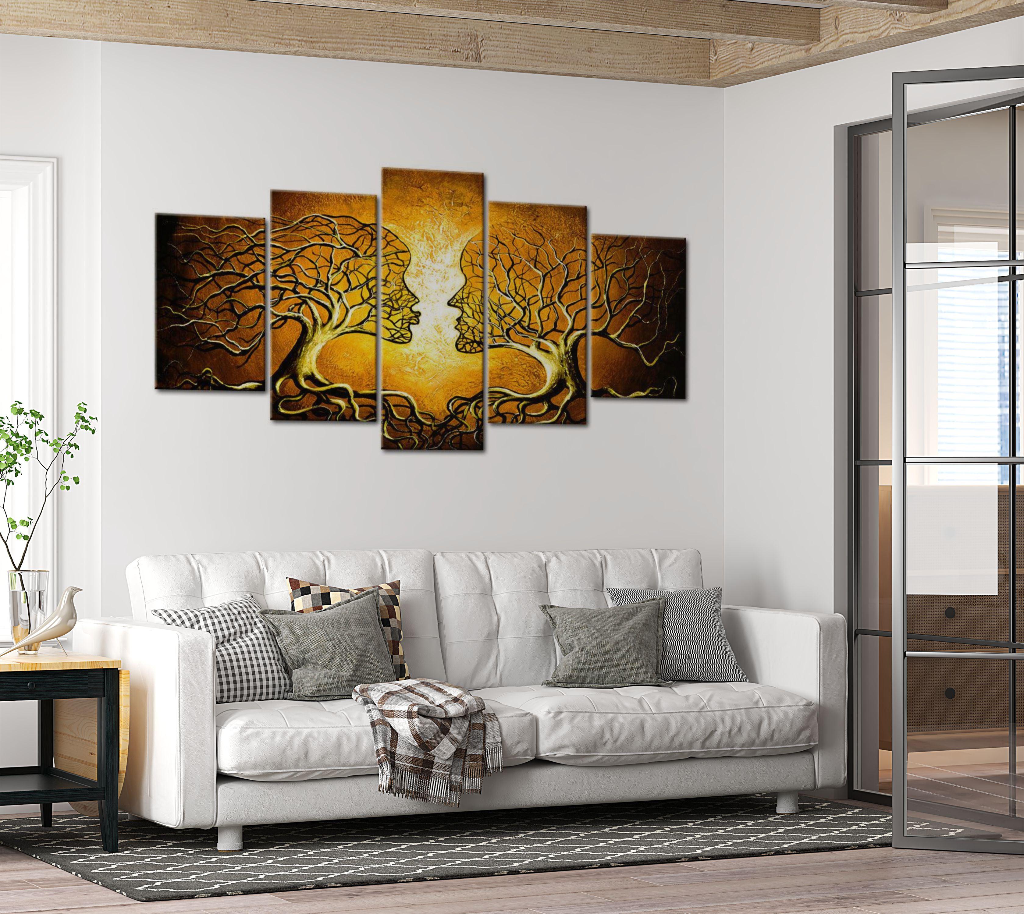 Abstract Canvas Wall Art - Song Of Love