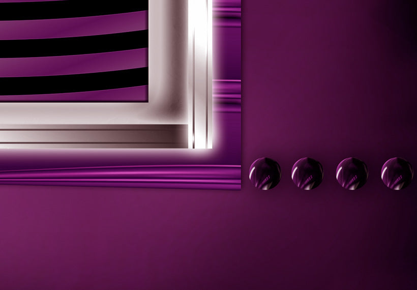 Stretched Canvas Glamour Art - Rhythm Of Purple