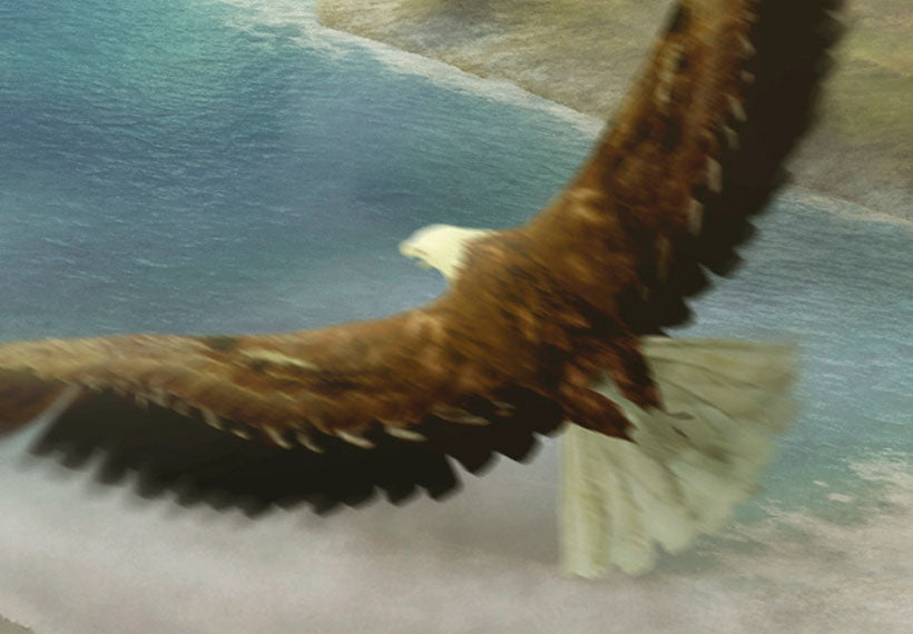 Stretched Canvas Landscape Art - Falcon'S Flight