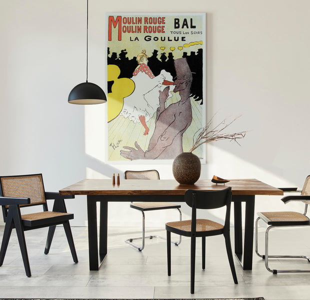 Reproduction Canvas Wall Art - Moulin Rouge - La Goulue