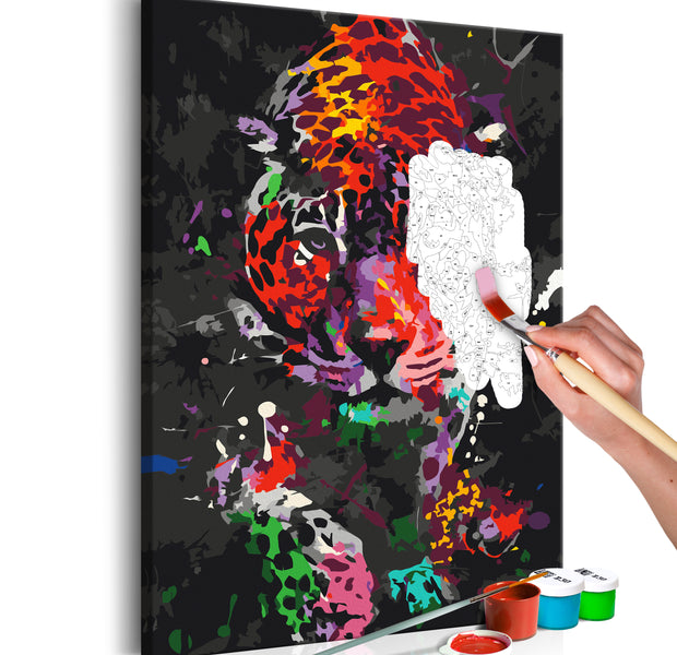 Paint By Numbers Kit - Spotted Leopard