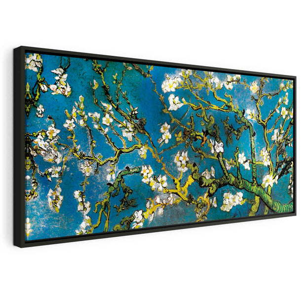 Floating Framed Canvas Art - Blooming Almond