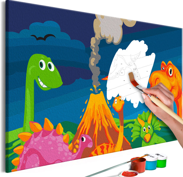 Paint By Numbers Kit - Dinosaur World