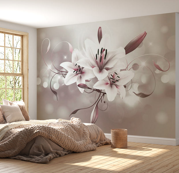 Peel & Stick Floral Wall Mural - Magnolias in Bloom 38"Wx27"H