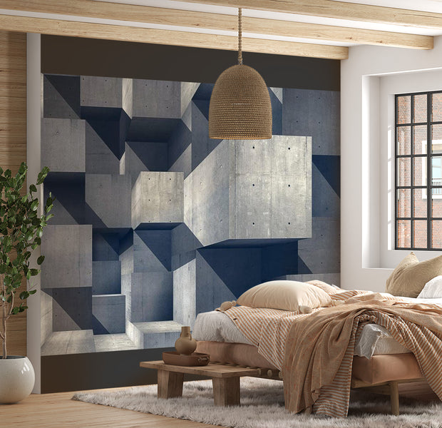 Background & Patterns Wallpaper Wall Mural - Concrete City 39"Wx27"H