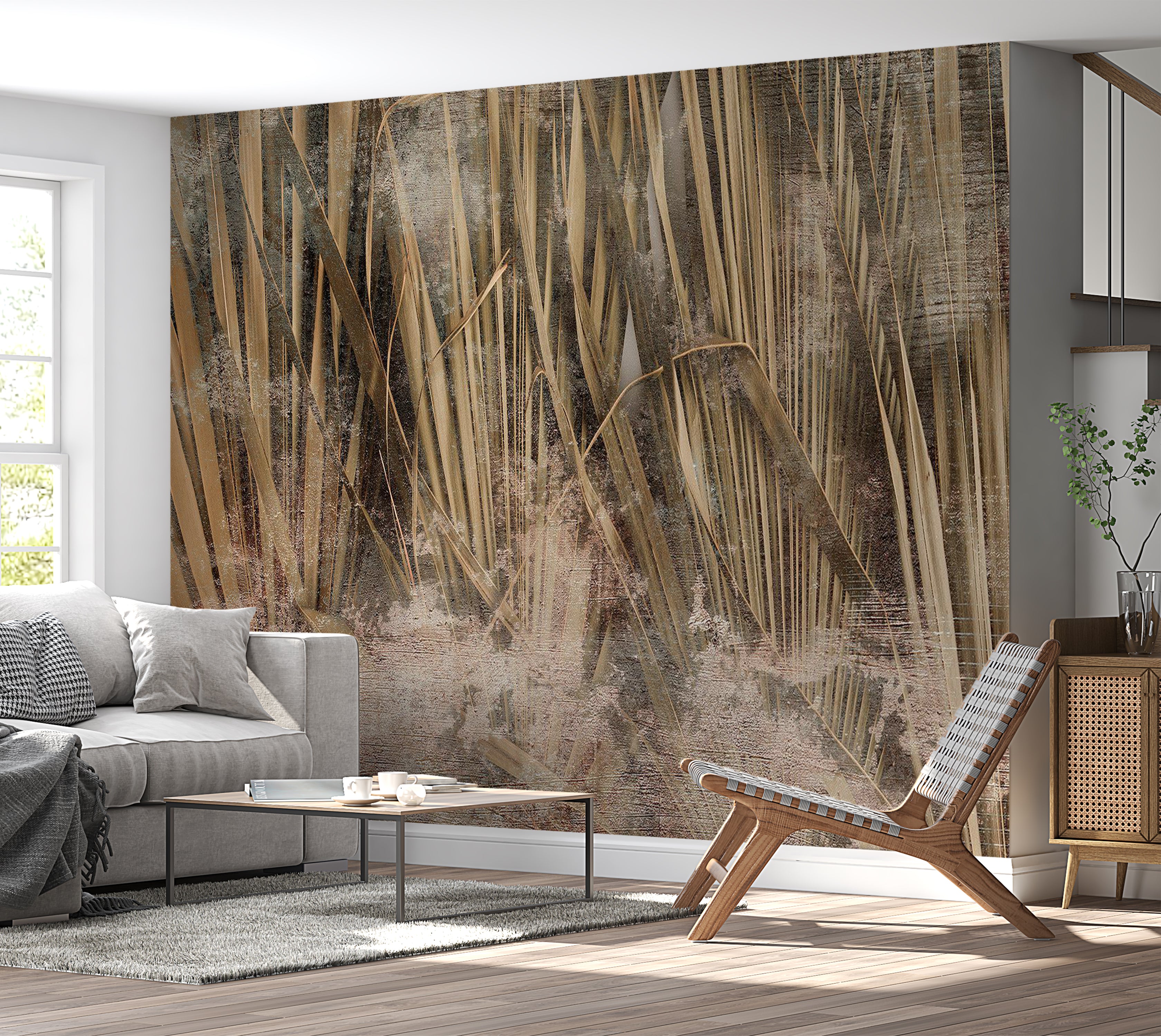 Peel & Stick Wall Mural - Dry Leaves 38"Wx27"H