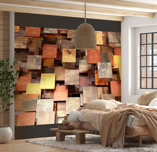 Background & Patterns Wallpaper Wall Mural - Copper Roof 39"Wx27"H