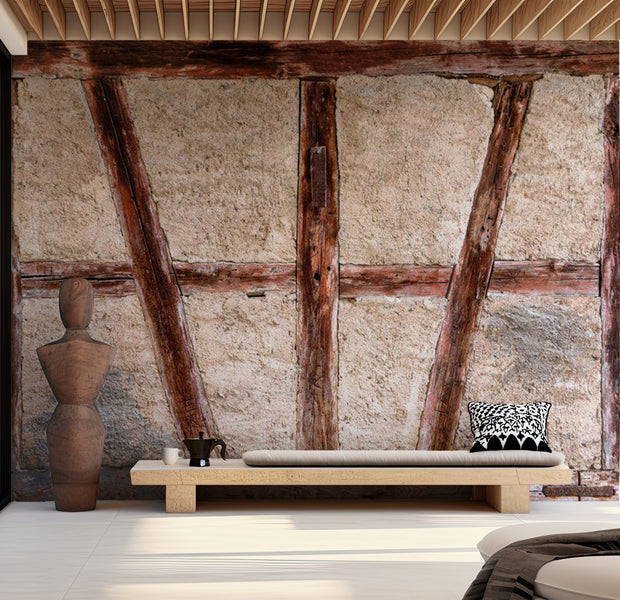 Peel & Stick Wall Mural - Old Barn 38"Wx27"H