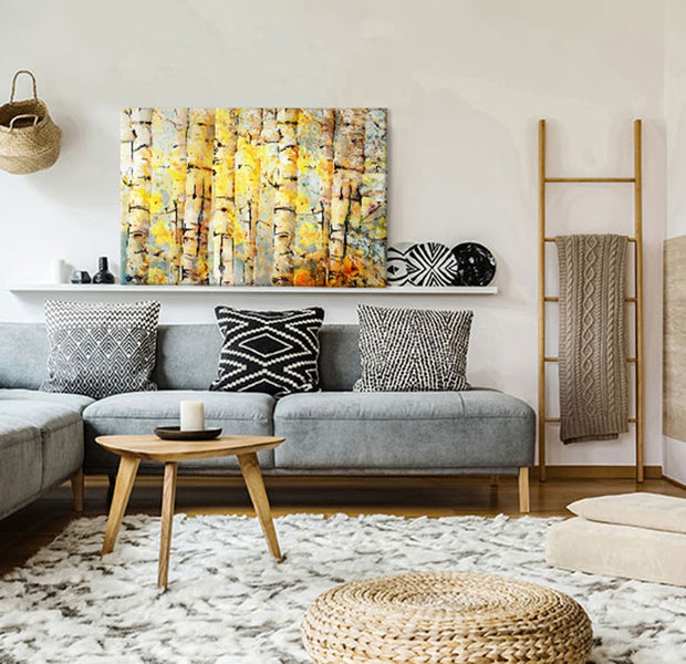 Landscape Canvas Wall Art - Summer Colors of the Forest