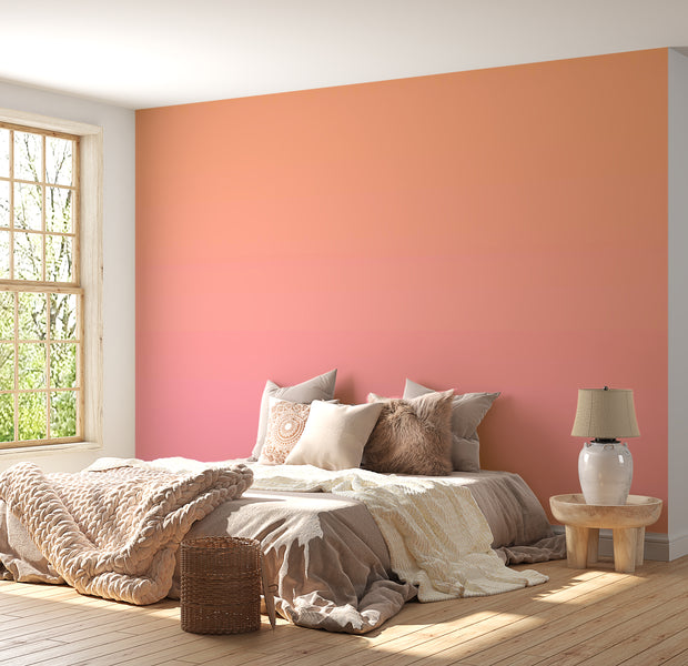 Peel & Stick Wall Mural - Gradient Sunset 38"Wx27"H