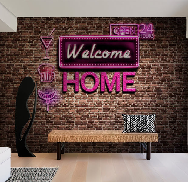 Background & Patterns Wallpaper Wall Mural - Welcome Home 39"Wx27"H