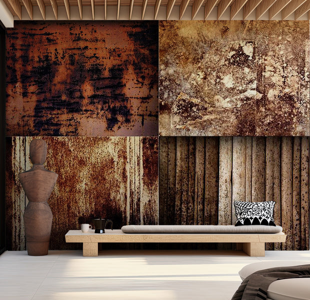 Abstract Wallpaper Wall Mural - Illuminated Texture 39"Wx27"H