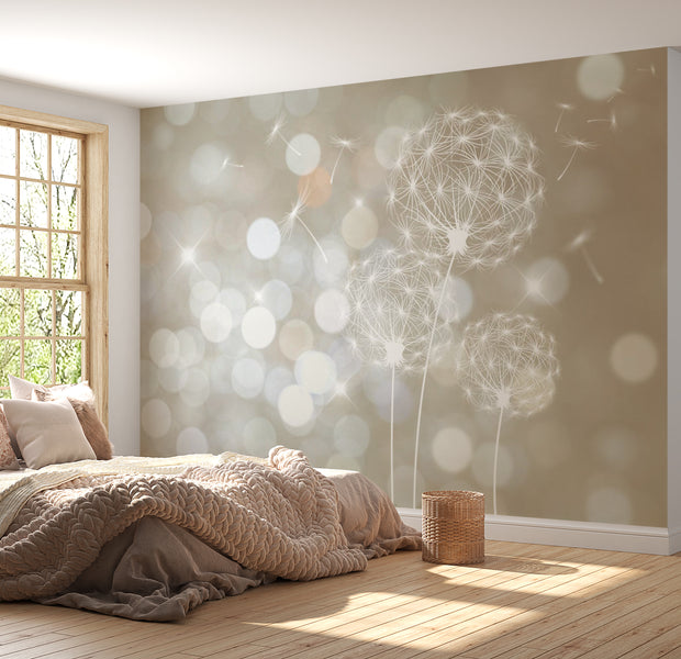 Peel & Stick Floral Wall Mural - The Ballad of Dandelion 38"Wx27"H