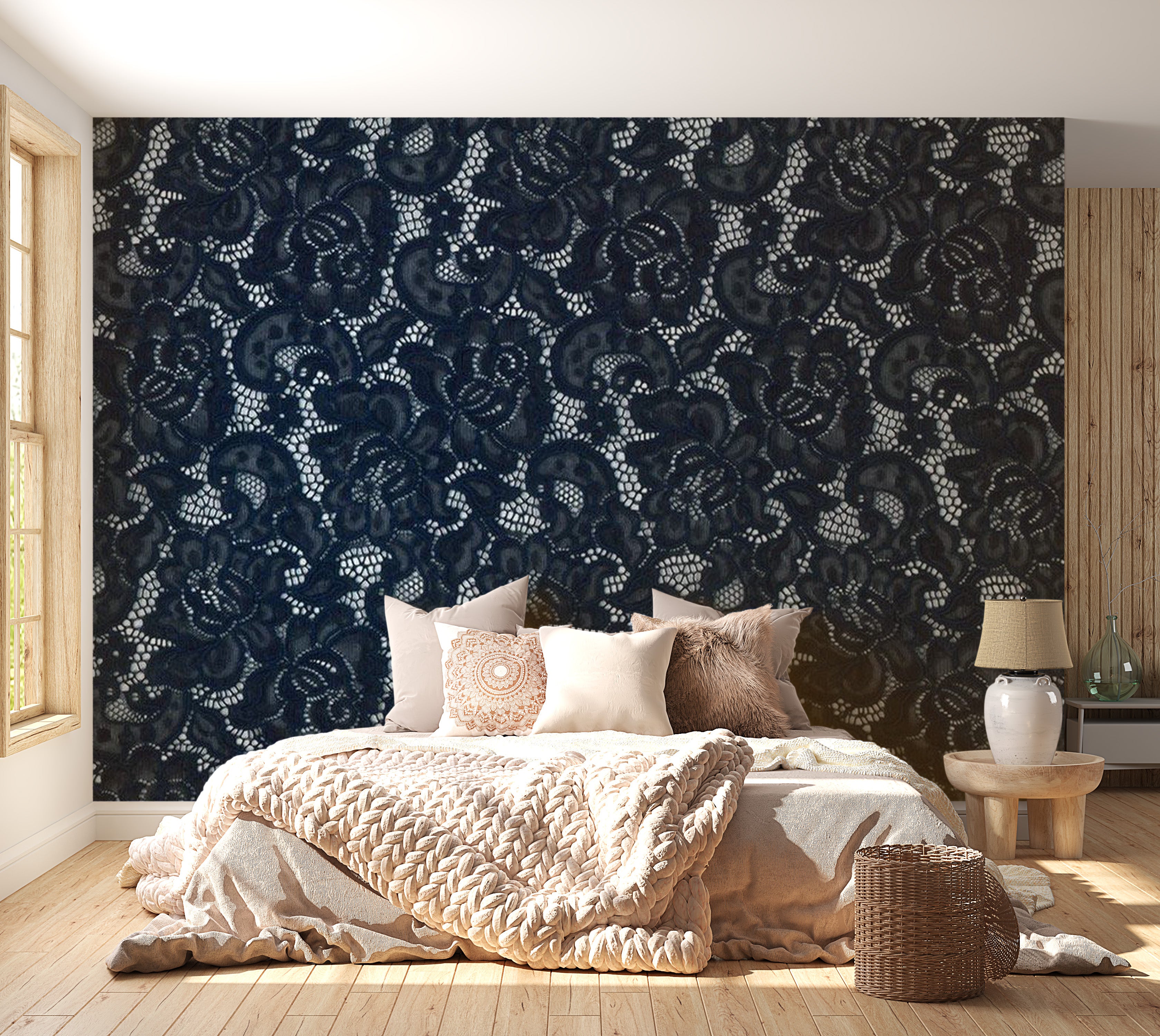 Abstract Wallpaper Wall Mural - Royal Chic 39"Wx27"H