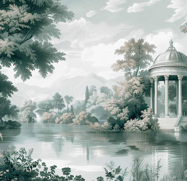 Peel & Stick Landscape Wall Mural - Dreamscape at The Lake 38"Wx27"H