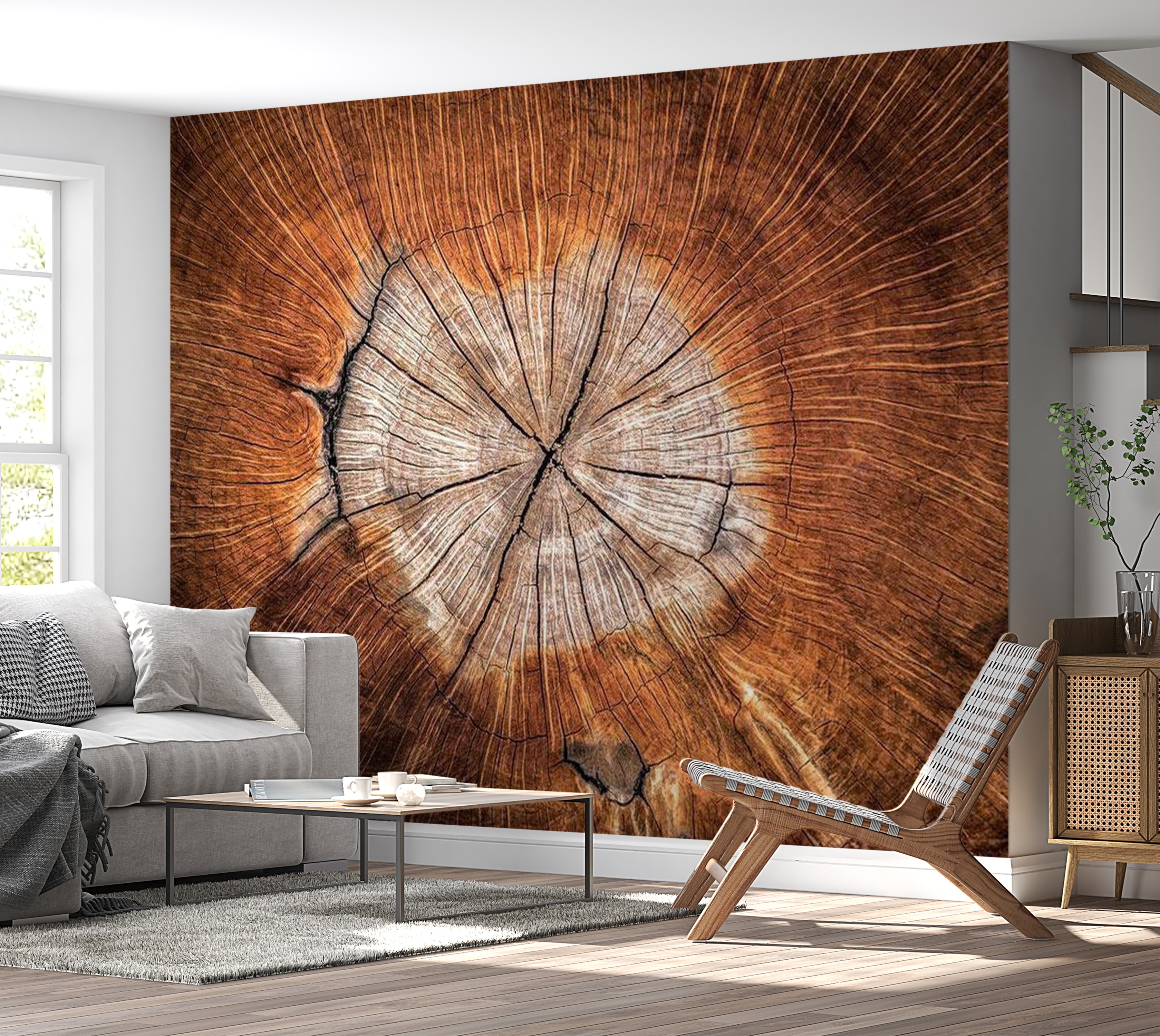 Background & Patterns Wallpaper Wall Mural - The Soul Of A Tree 39"Wx27"H