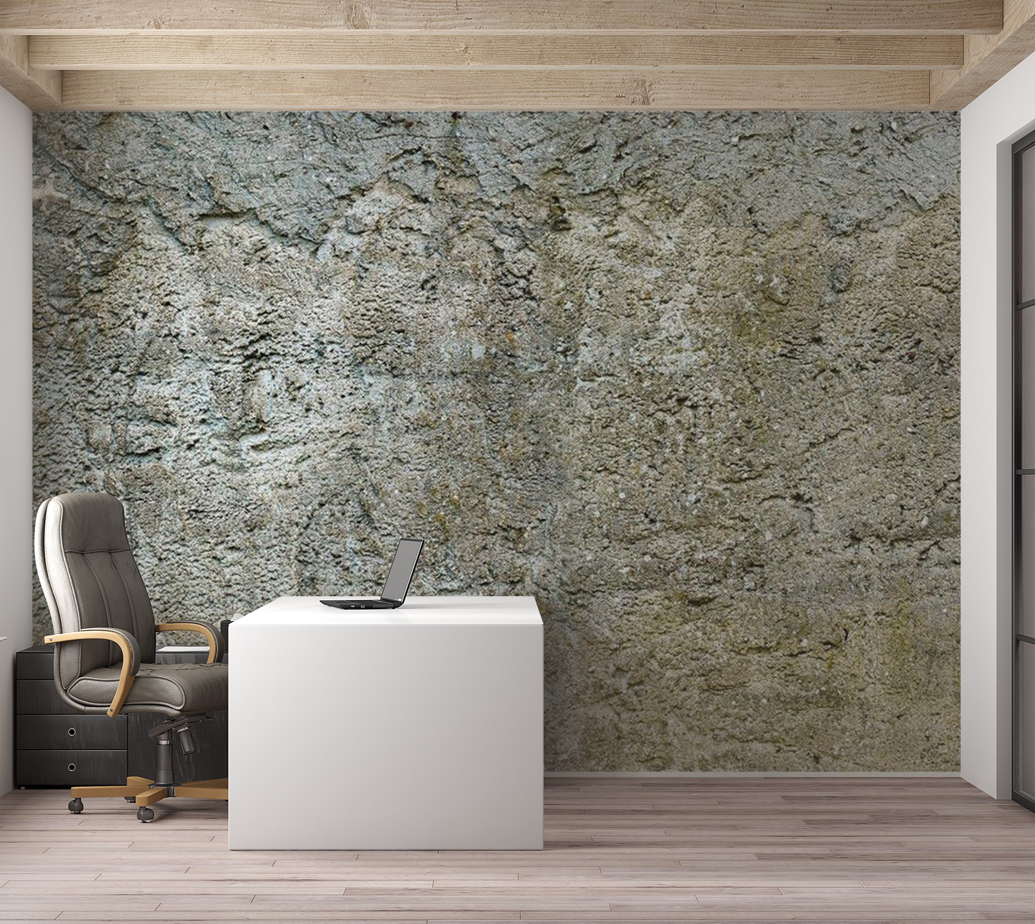 Background & Patterns Wallpaper Wall Mural - Stony Barriere 39"Wx27"H