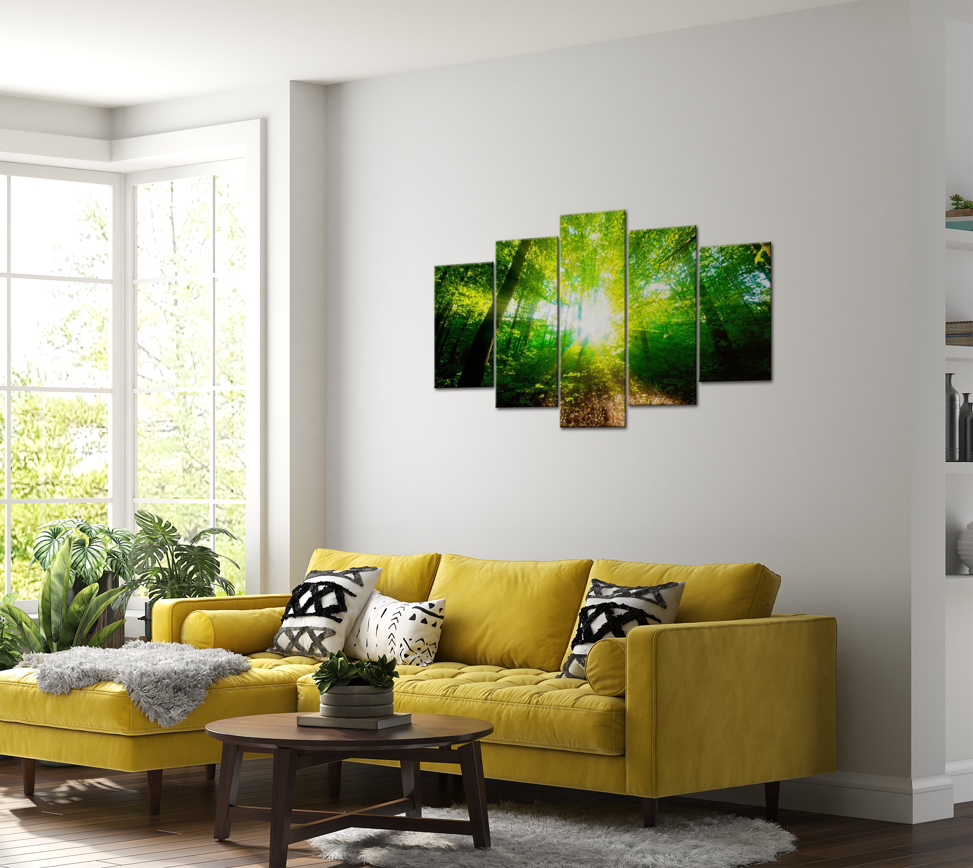 Stretched Canvas Landscape Art - Wonderful Morning 40"Wx20"H