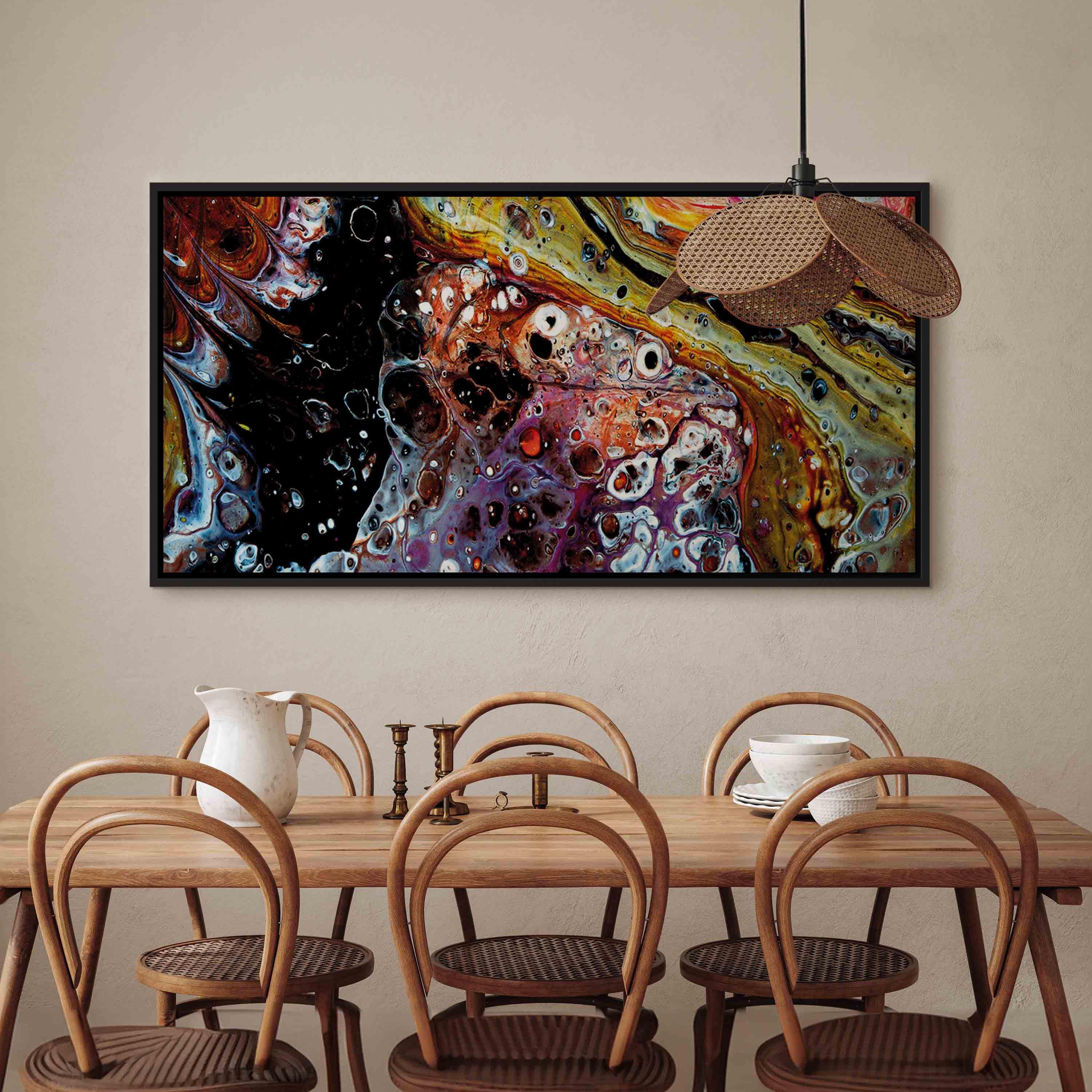 Floating Framed Canvas Art - Synthesis Vertical