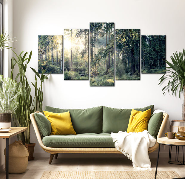 Stretched Canvas Landscape Art - Fairytale Landscape 40"Wx20"H