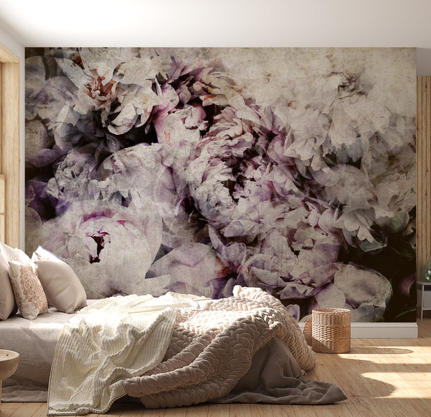 Peel & Stick Floral Wall Mural - Home Flowerbed 38"Wx27"H