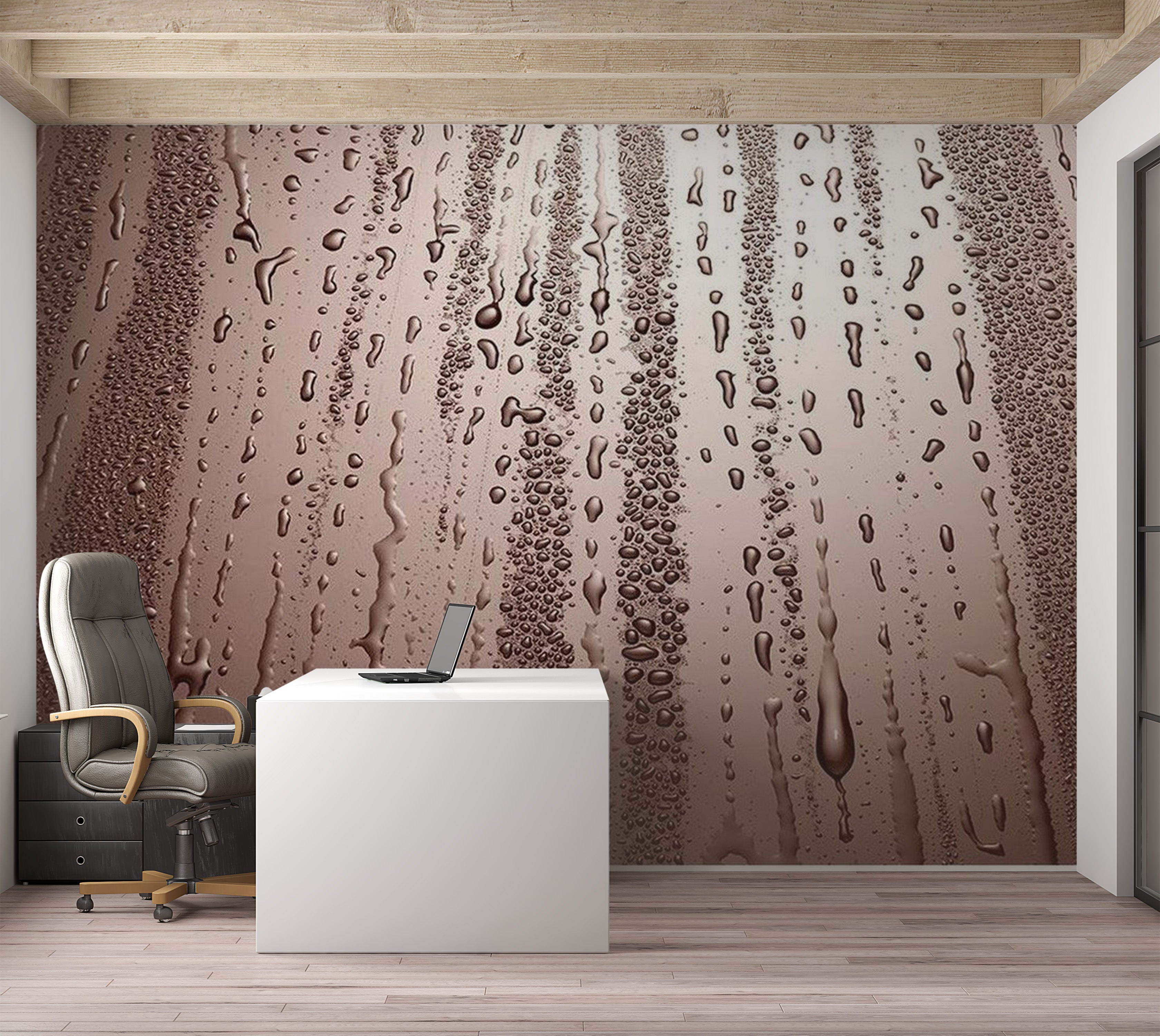 Background & Patterns Wallpaper Wall Mural - Autumn Drizzle 39"Wx27"H