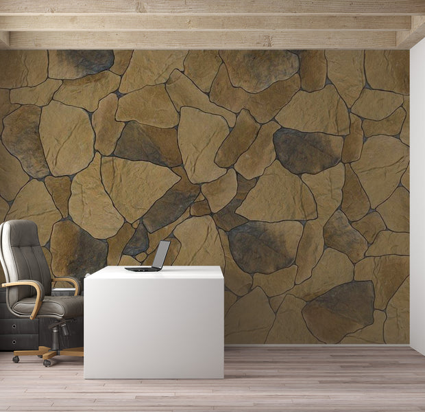 Background & Patterns Wallpaper Wall Mural - Stone Fantasy Wall 39"Wx27"H