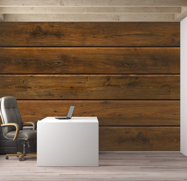 Background & Patterns Wallpaper Wall Mural - Wooden Harmony 39"Wx27"H