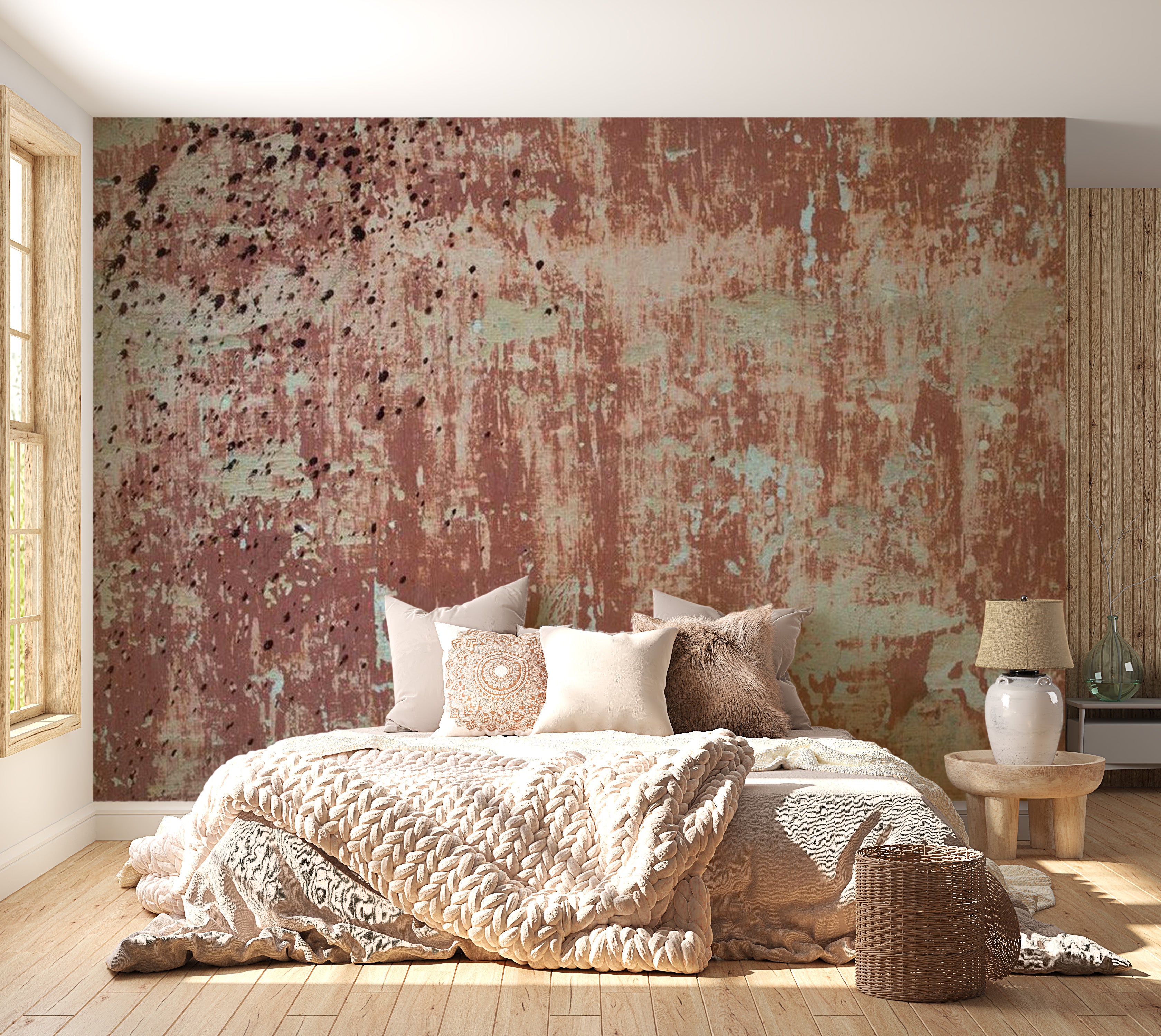 Background & Patterns Wallpaper Wall Mural - Street Rain 39"Wx27"H