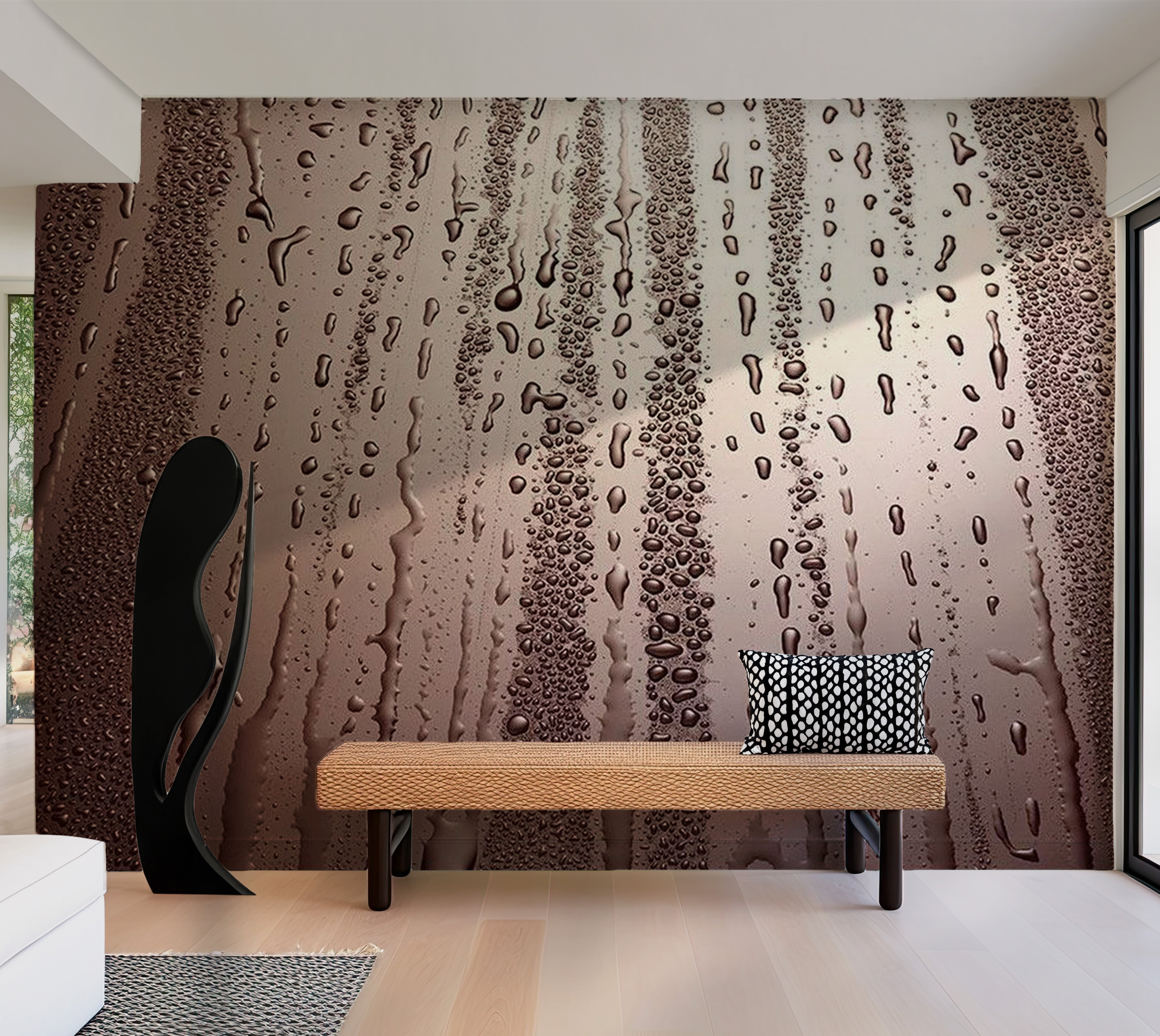 Background & Patterns Wallpaper Wall Mural - Autumn Drizzle 39"Wx27"H