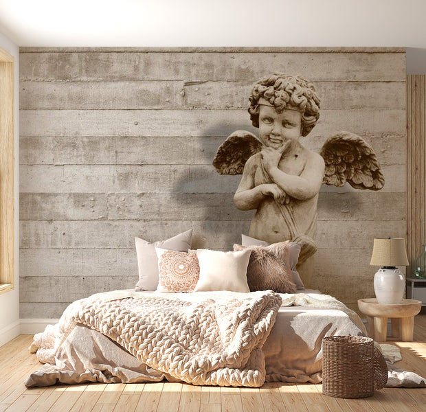 Background & Patterns Wallpaper Wall Mural - Angelic Sculpture 39"Wx27"H