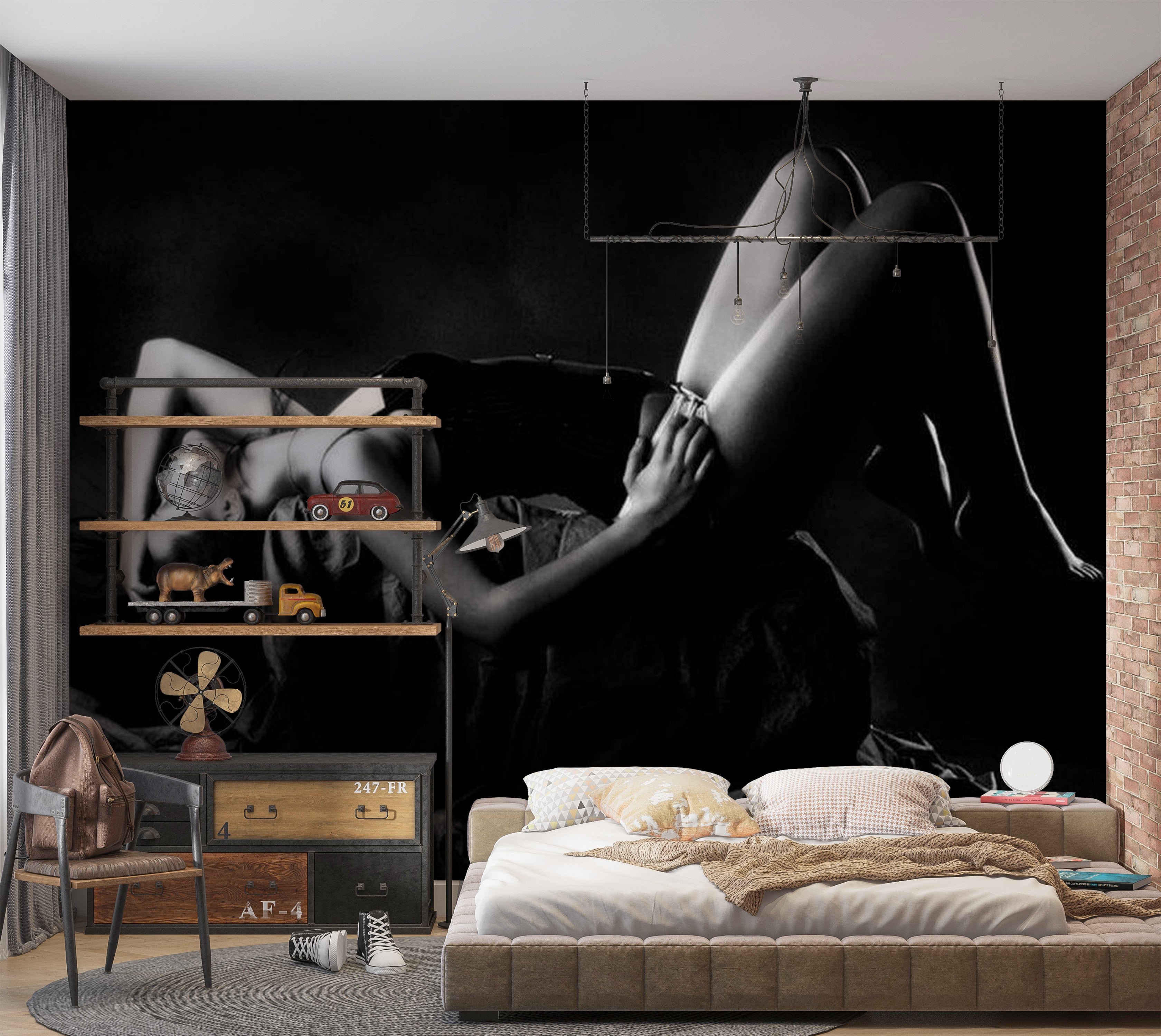Abstract Wallpaper Wall Mural - Woman In Sexy Lingerie Tiptophomedecor Abstract Wallpaper Wall Mural - Woman In Sexy Lingerie Tiptophomedecor
