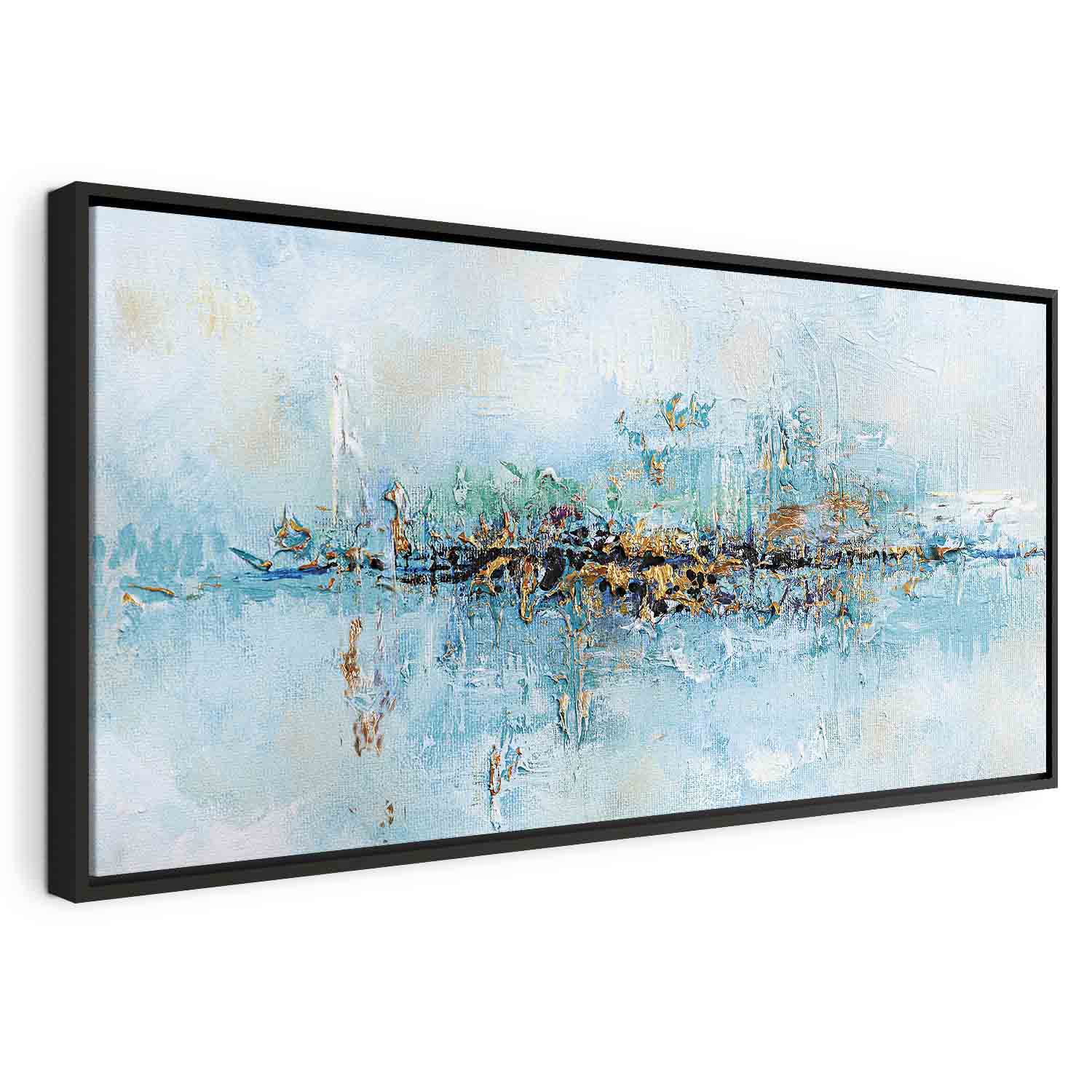 Floating Framed Canvas Art - Lagoon