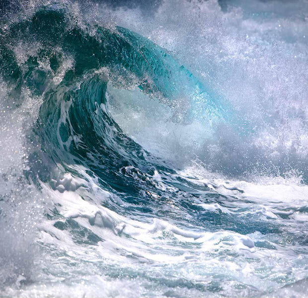 Peel & Stick Landscape Wall Mural - Ocean Wave 38"Wx27"H