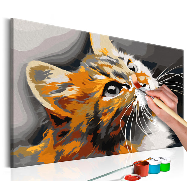 Paint By Numbers Kit - Red Cat