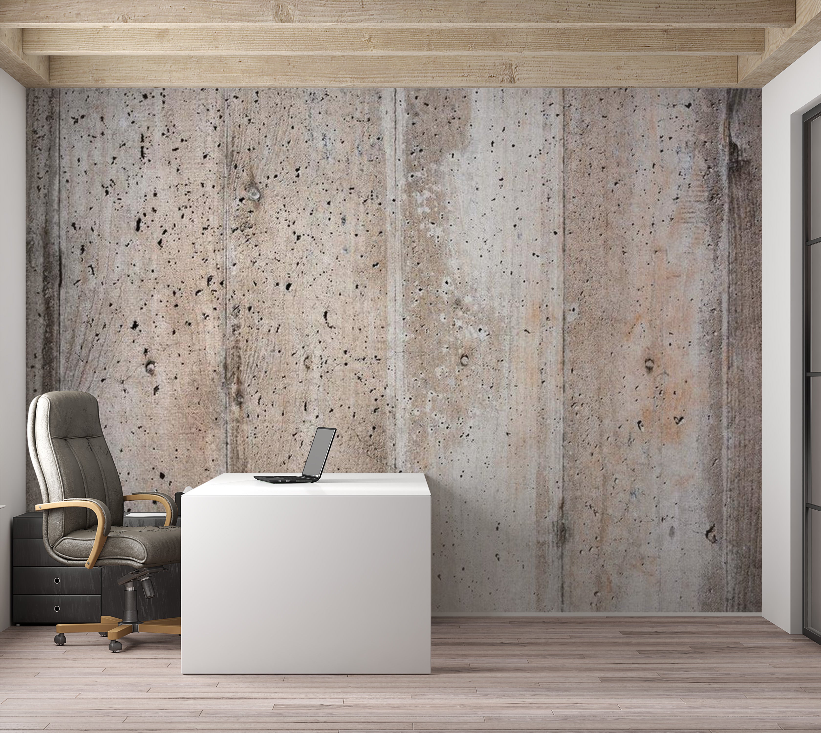 Background & Patterns Wallpaper Wall Mural - Old Concrete 39"Wx27"H