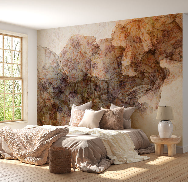 Peel & Stick Floral Wall Mural - Woven With Roses 38"Wx27"H