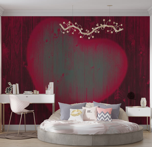Abstract Wallpaper Wall Mural - Cold Heart 118"Wx90"H