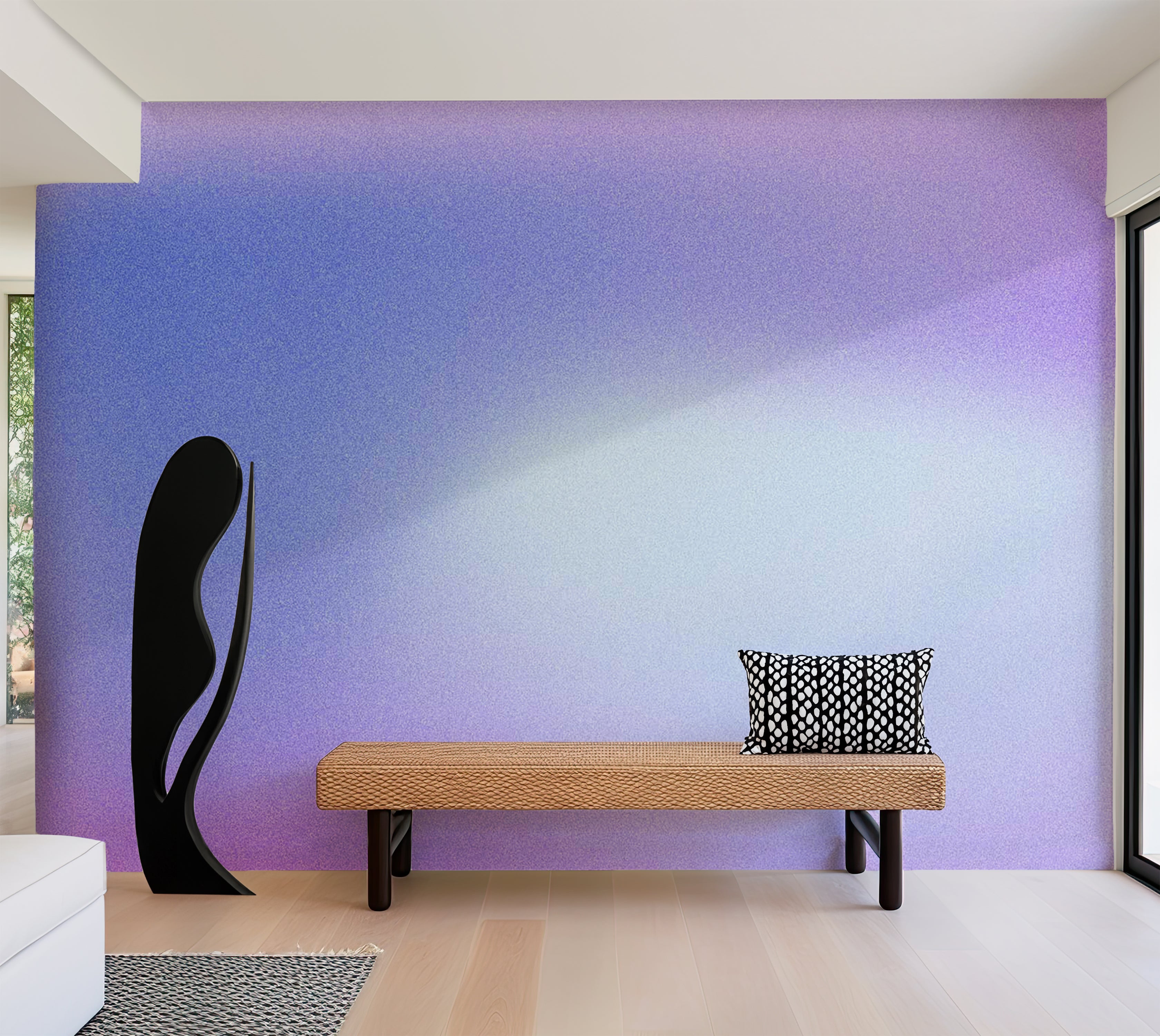 Peel & Stick Wall Mural - Delicate Gradient Glow 38"Wx27"H