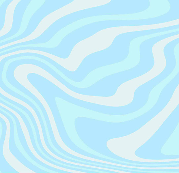 Peel & Stick Abstract Wall Mural - Harmonious Abstract Waves 38"Wx27"H