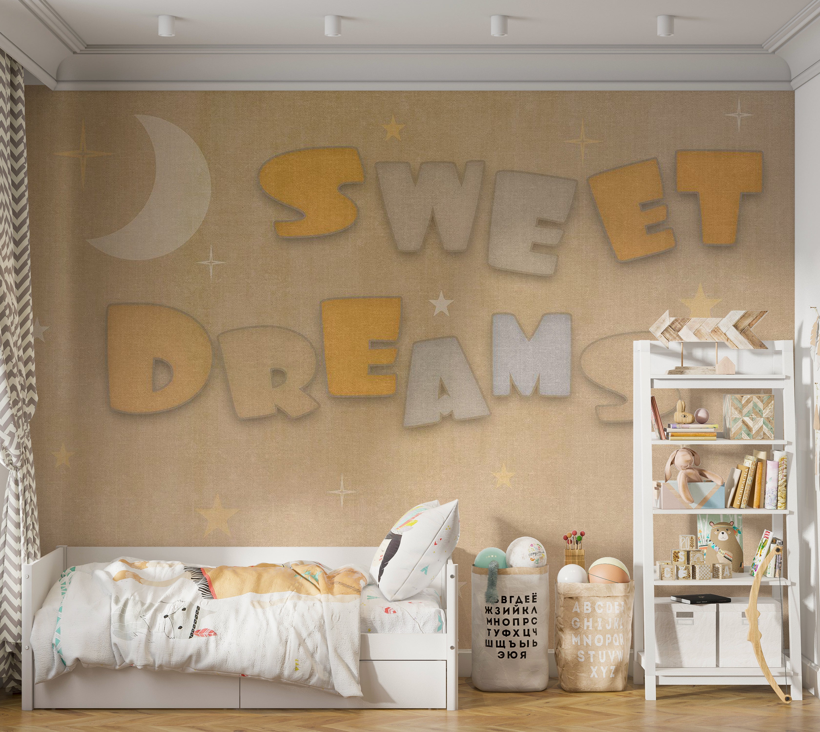 Kids Wallpaper Wall Mural - Sweet Dreams 39"Wx27"H / Standard