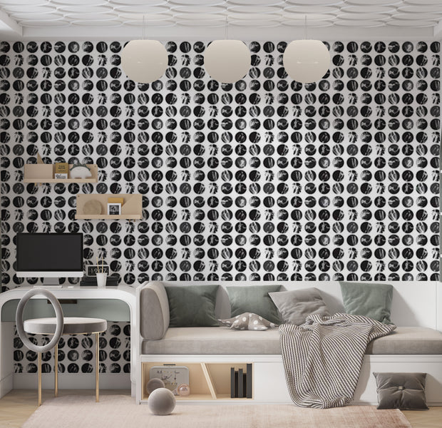 Abstract Wallpaper Wall Mural - Millions Of Planets 118"Wx90"H