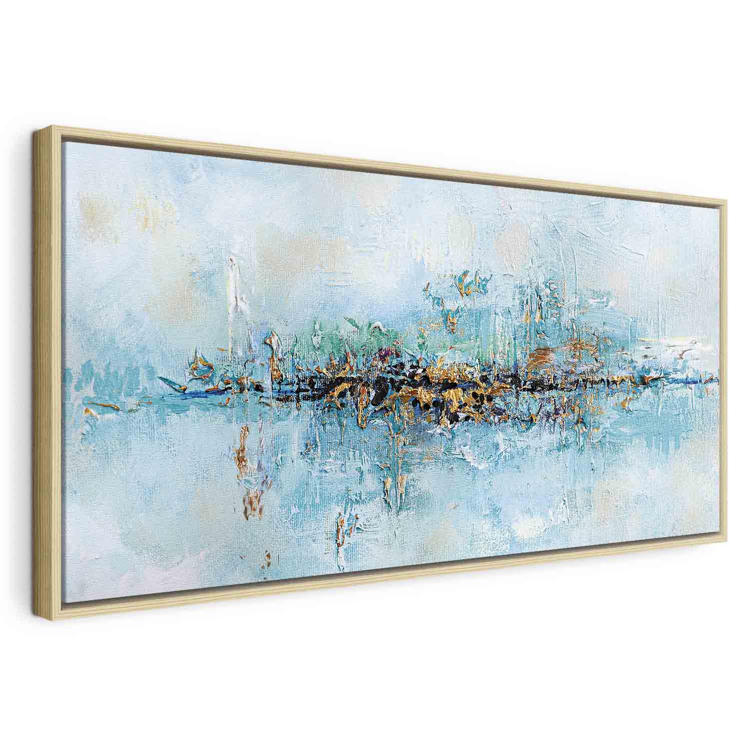 Floating Framed Canvas Art - Lagoon