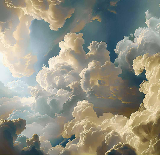 Peel & Stick Landscape Wall Mural - Sun and Shadows 38"Wx27"H