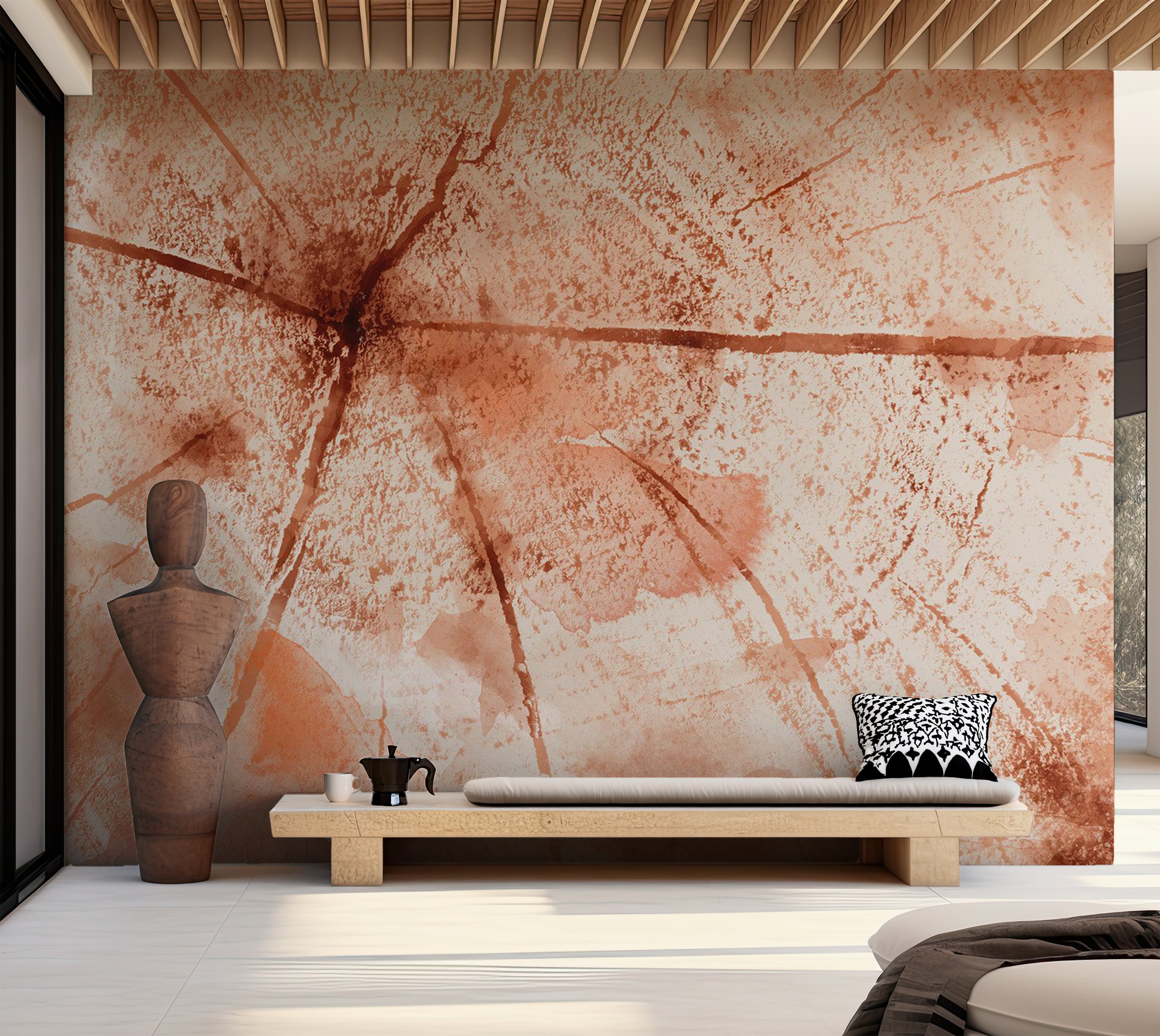 Peel & Stick Wall Mural - Pink Trunk 38"Wx27"H
